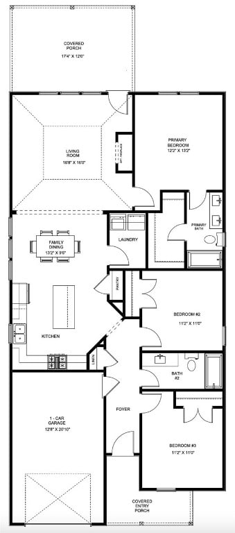 7 Crossing Ct E, Valley, AL 36854 - view of room layout