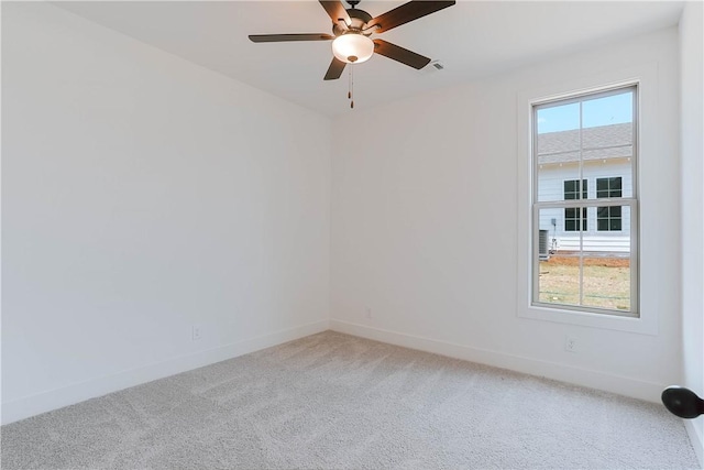7 Crossing Ct E, Valley, AL 36854 - empty room with light carpet and ceiling fan
