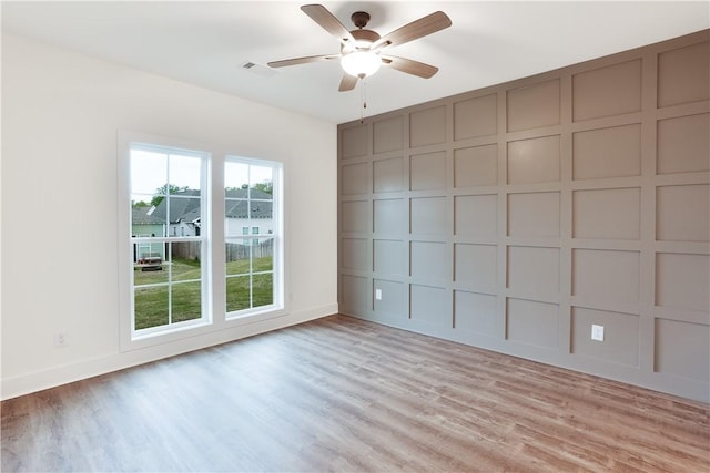 109 Hunters Way, Opelika, AL 36801 - unfurnished room with ceiling fan and light wood finished floors