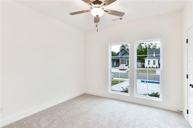 109 Hunters Way, Opelika, AL 36801 - unfurnished room featuring light carpet and ceiling fan