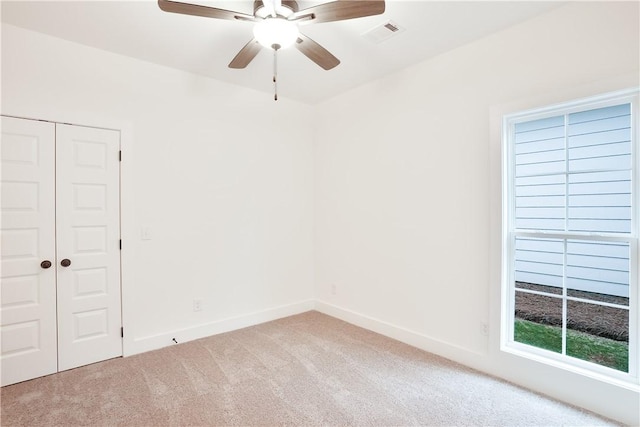 109 Hunters Way, Opelika, AL 36801 - unfurnished room with light colored carpet and a ceiling fan