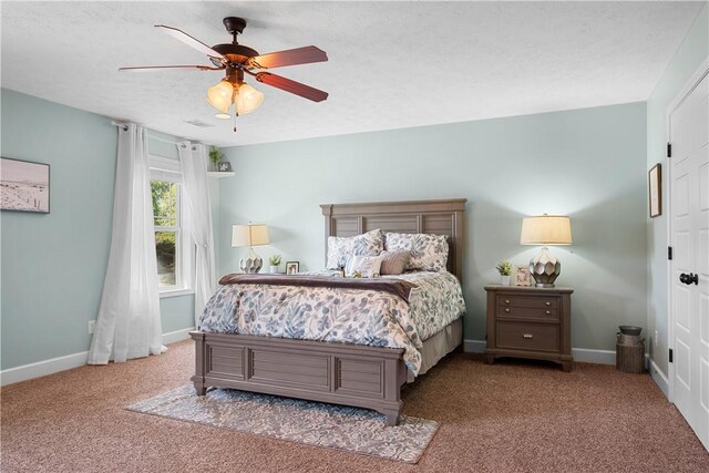 304 Marthas Ct, Opelika, AL 36801 - carpeted bedroom featuring baseboards and ceiling fan