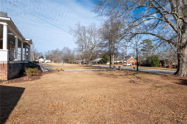 view of yard