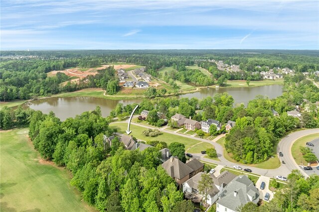 1462 Turn Lake Dr, Auburn, AL 36830 - aerial perspective of suburban area with a large body of water