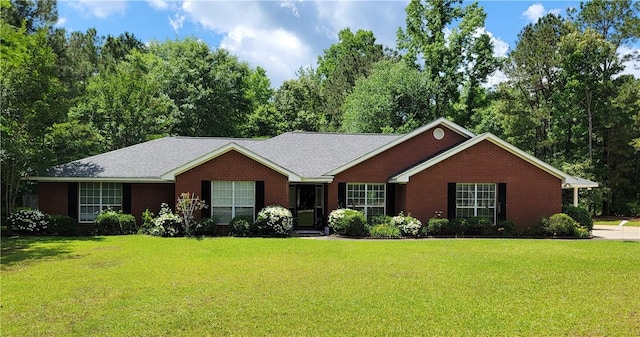 2580 Lee Road 148, Opelika, AL 36804 - single story home featuring a front yard and brick siding