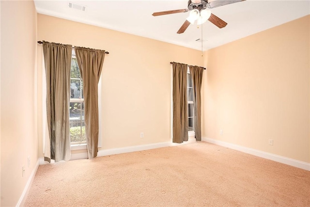 1630 Academy Dr Unit 404, Auburn, AL 36830 - spare room with light carpet and ceiling fan