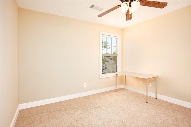 1630 Academy Dr Unit 404, Auburn, AL 36830 - empty room with a ceiling fan and light carpet