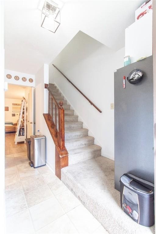 view of staircase