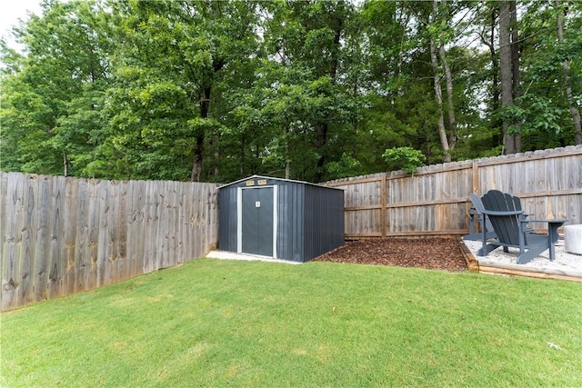 792 Village Dr, Opelika, AL 36801 - fenced backyard featuring a storage unit
