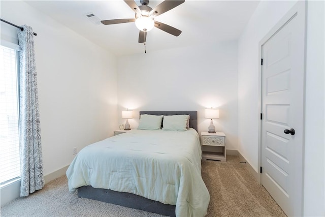 792 Village Dr, Opelika, AL 36801 - bedroom featuring carpet and a ceiling fan