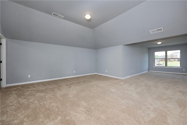 151 Landing Way, Smiths Station, AL 36877 - additional living space featuring lofted ceiling and carpet flooring