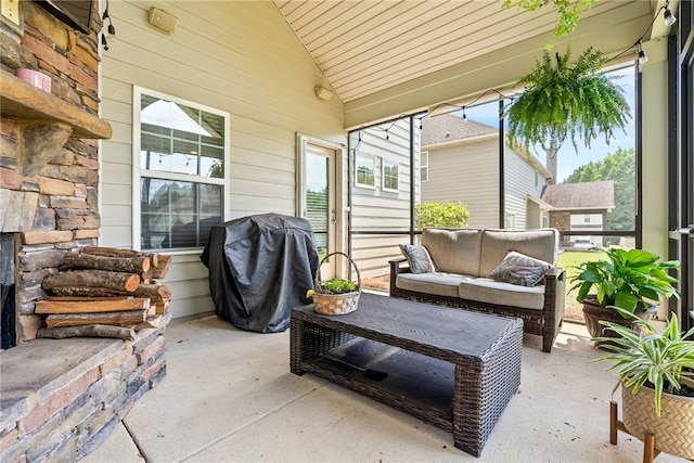 2655 Anderson Ct, Auburn, AL 36832 - view of patio with area for grilling and outdoor lounge area