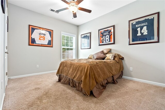 2655 Anderson Ct, Auburn, AL 36832 - bedroom with carpet floors and ceiling fan