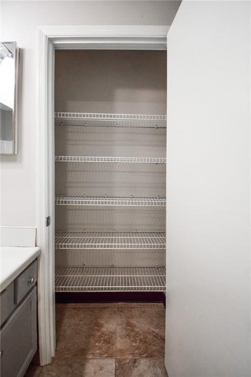 view of pantry
