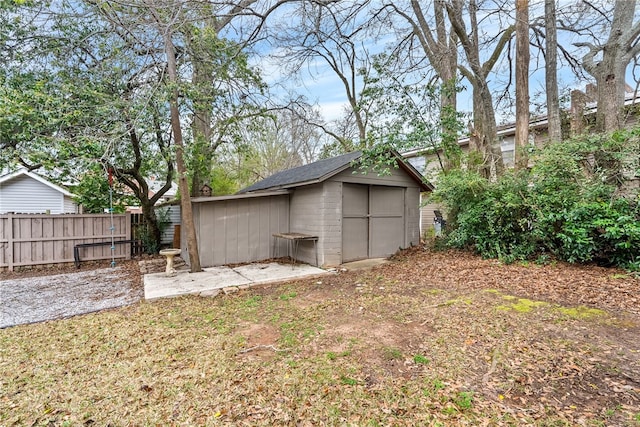 exterior space featuring fence