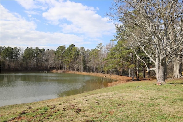 property view of water