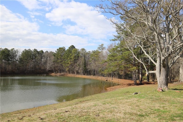 property view of water