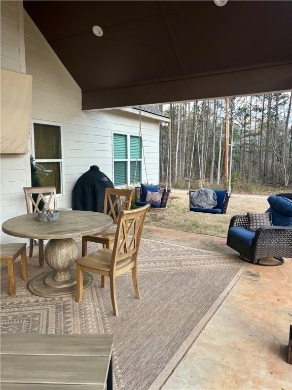 view of patio / terrace with outdoor dining area