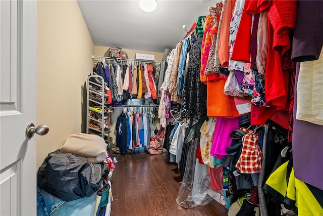 2422 Antler Ridge Dr, Auburn, AL 36832 - walk in closet with wood finished floors