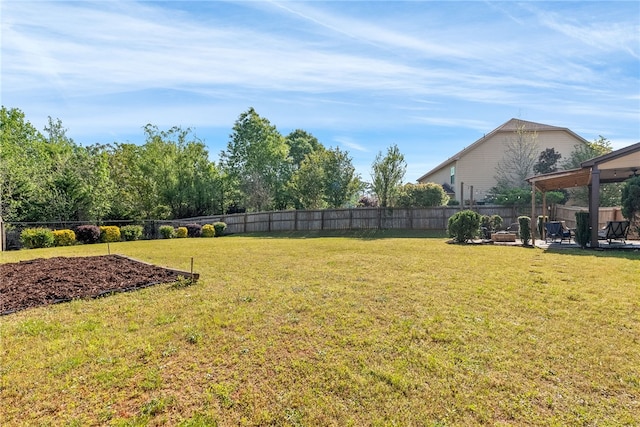 2422 Antler Ridge Dr, Auburn, AL 36832 - view of yard featuring a patio area and a fenced backyard