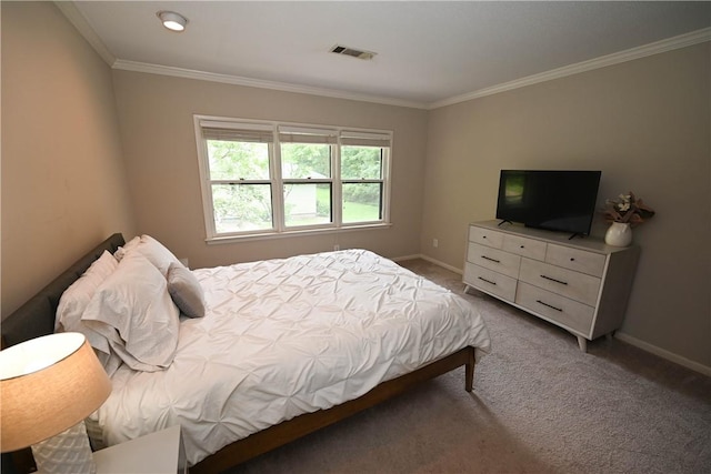 510 S Dean Rd, Auburn, AL 36830 - carpeted bedroom featuring crown molding