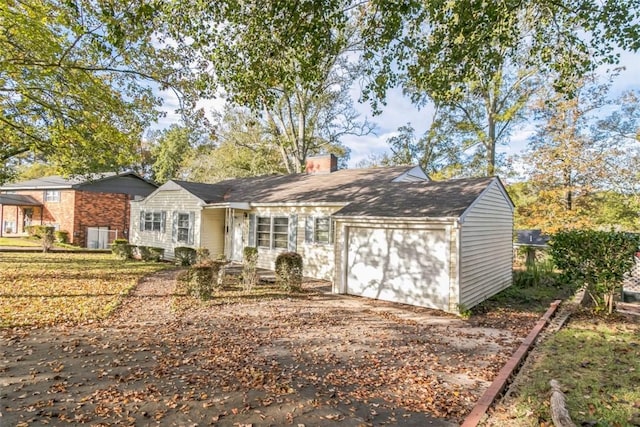 ranch-style house with a garage