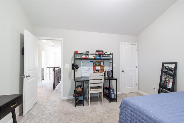 2647 Dunkirk Cir, Auburn, AL 36832 - bedroom featuring carpet floors, baseboards, and attic access