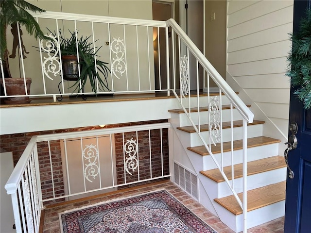 stairs with visible vents