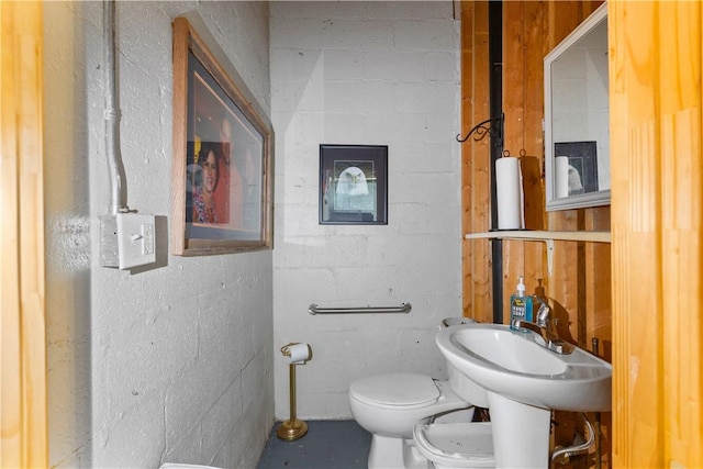 half bath with toilet