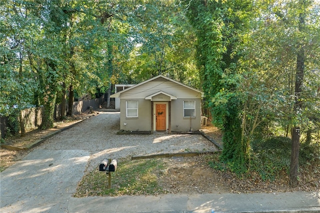 view of front of home