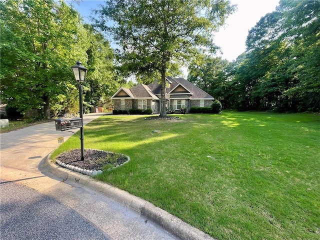 103 Tallyho Ct, Auburn, AL 36832 - view of front of property with stone siding and a front lawn