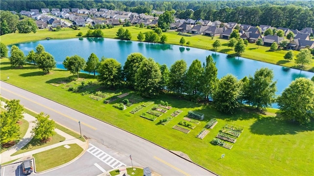 2409 Meadow Cove Rd, Auburn, AL 36832 - aerial perspective of suburban area featuring a large body of water