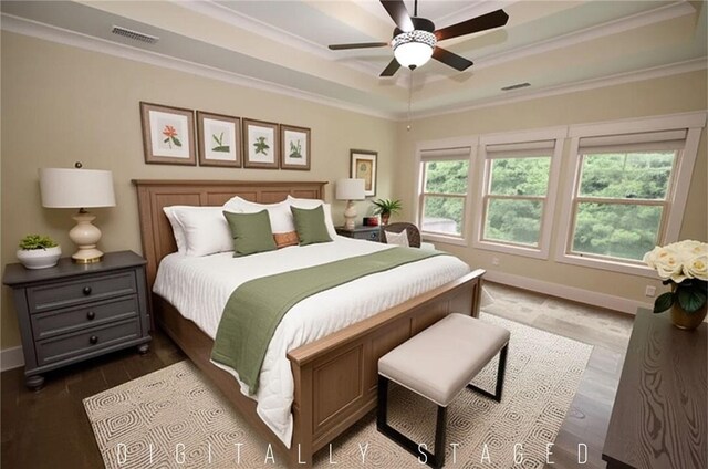 2228 Morgan Dr, Auburn, AL 36830 - kitchen featuring stainless steel electric range oven, wall chimney range hood, a sink, dark wood-style floors, and crown molding