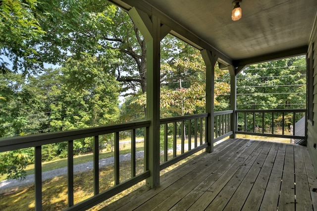 view of deck