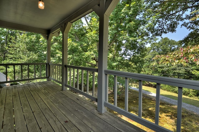 view of deck