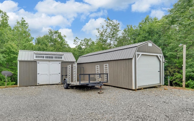 268 Getaway Holw, Hayesville, NC 28904 - garage with a shed