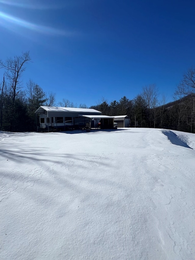 268 Getaway Holw, Hayesville, NC 28904 - view of front facade featuring a carport