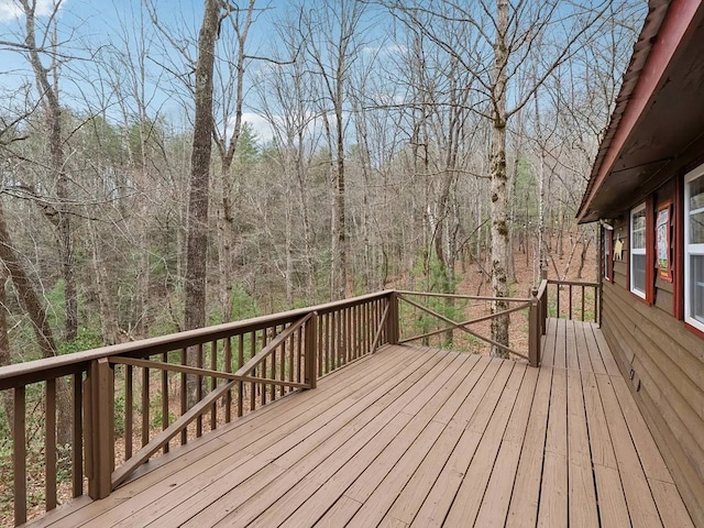 view of deck
