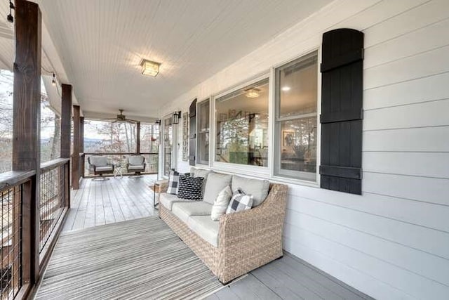 sunroom / solarium with wood ceiling