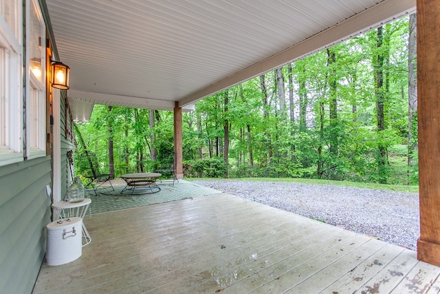 68 Phillips Crk, Andrews, NC 28901 - view of wooden terrace
