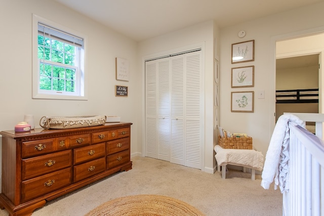 68 Phillips Crk, Andrews, NC 28901 - bedroom featuring a closet, light colored carpet, and baseboards