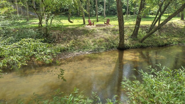 view of water feature