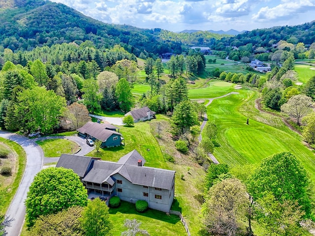 623 Overlook Way, Sky Valley, GA 30537 - birds eye view of property with a mountain view and golf course view