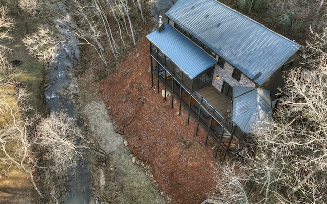 drone / aerial view