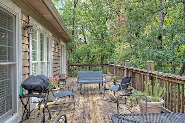 10 Quiet Place Ln, Clayton, GA 30525 - wooden deck featuring grilling area