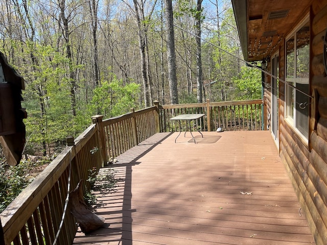 352 Partridge Ln, Murphy, NC 28906 - view of wooden terrace