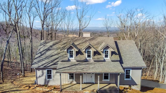 view of cape cod house