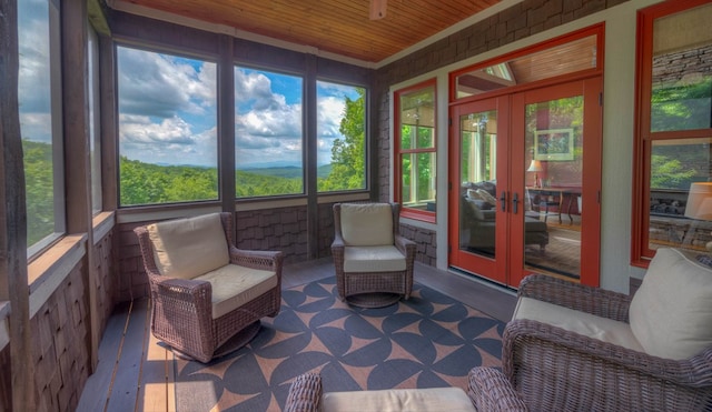 41 Elm Ct, Murphy, NC 28906 - sunroom featuring french doors