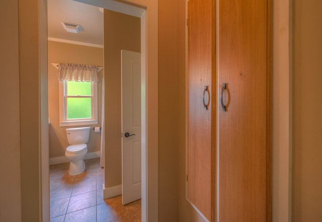 41 Elm Ct, Murphy, NC 28906 - bathroom featuring ornamental molding and tile patterned floors