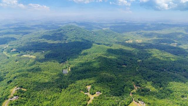41 Elm Ct, Murphy, NC 28906 - drone / aerial view of a heavily wooded area and a mountain backdrop